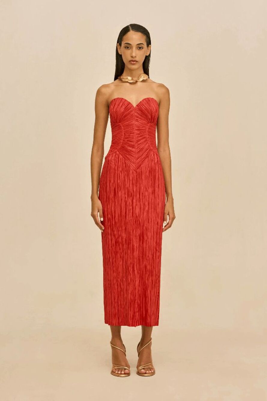 Cult Gaia Ashika Dress in Canyon Size US 00 $998